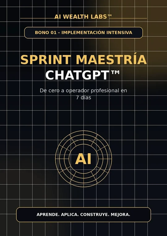 Portada del bono Sprint Maestría ChatGPT