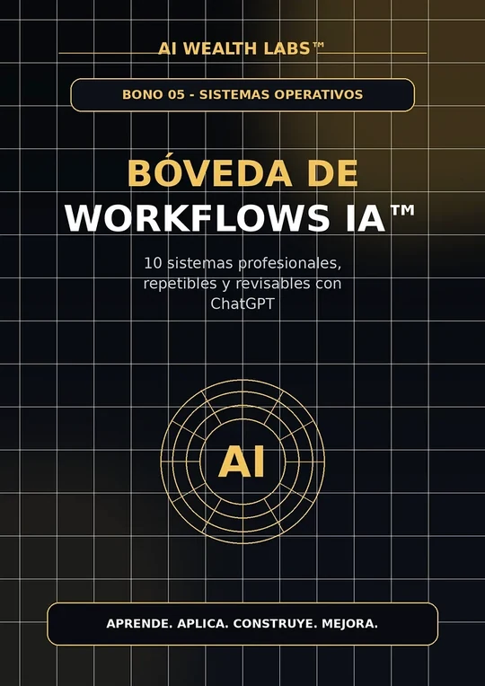 Portada del bono Bóveda de Workflows IA